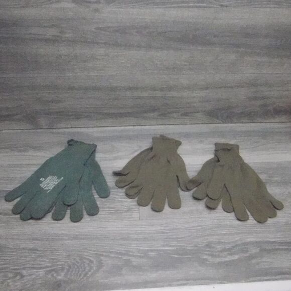 Wool Glove Insert Cold Weather Work Wear Type II Class I Green Size 5 - Picture 1 of 12